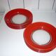 Lot de 6 assiettes creuses rouge Duralex
