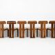 8 "Sapporo" chairs by Mario Marenco for Mobilgirgi, 1970s