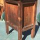 Wooden bedside table