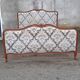 Louis XV style upholstered bed