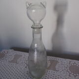 Glass cat shape bottle