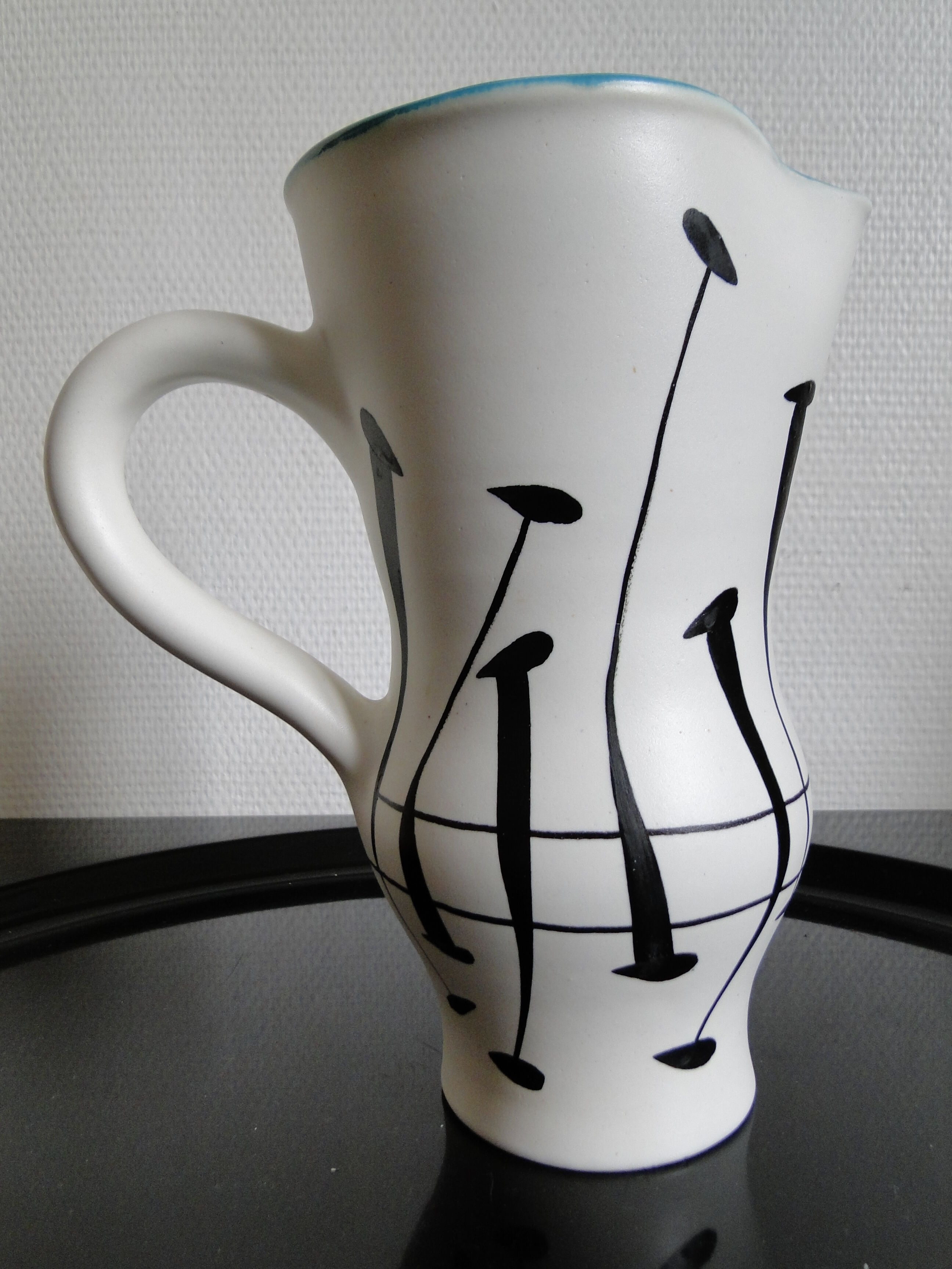 Pitcher by Roger Capron Vallauris France 1960s