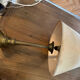 Large 70's brass lamp