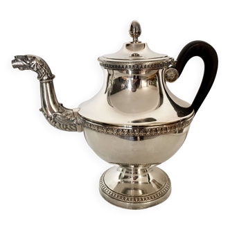 Boulenger silver-plated metal teapot