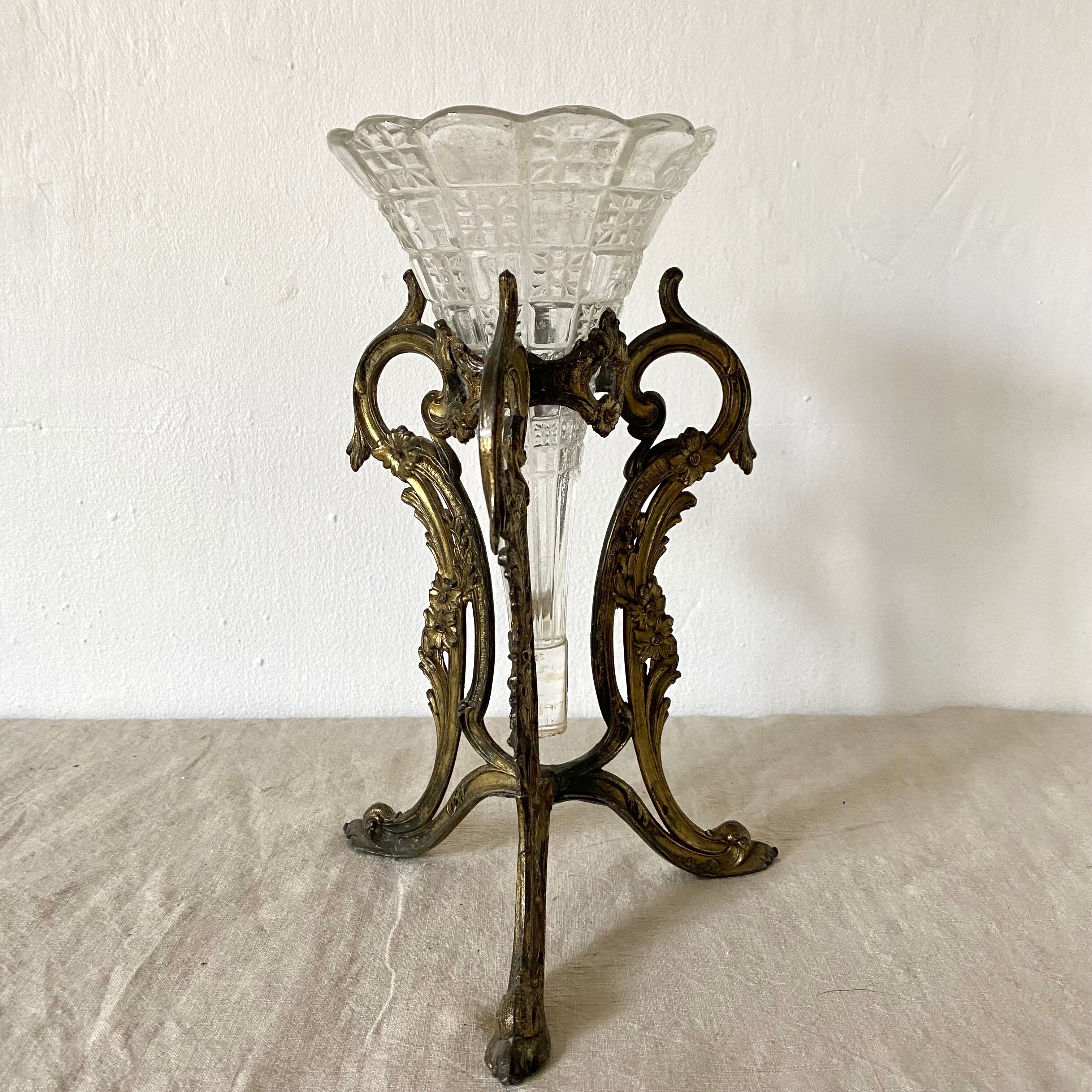 Art nouveau cornet vase