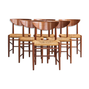6 chaises en teck par