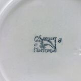 6 Deep Plates, Creil and Montereau – Carnation model.