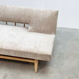 1970's German wooden sofa / daybed