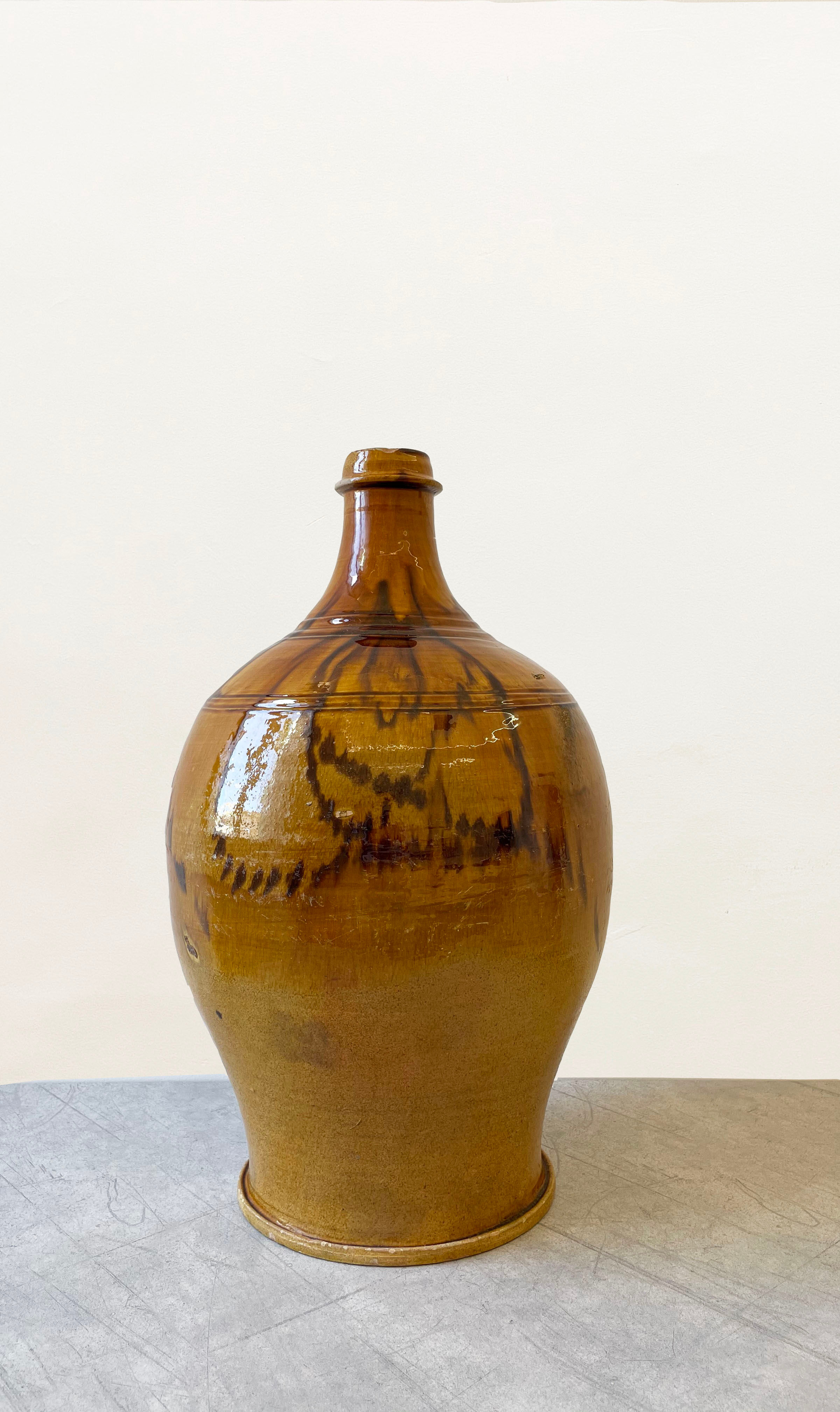 Antique Drip Glaze Vase