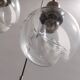 Murano Glass and Varnished Metal 3-Light Pendant by Toni Zuccheri for Venini