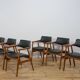 Mid century Teak Dining Chairs Model GM11 by Svend Åge Eriksen for Glostrup, 1950s, Set of 6