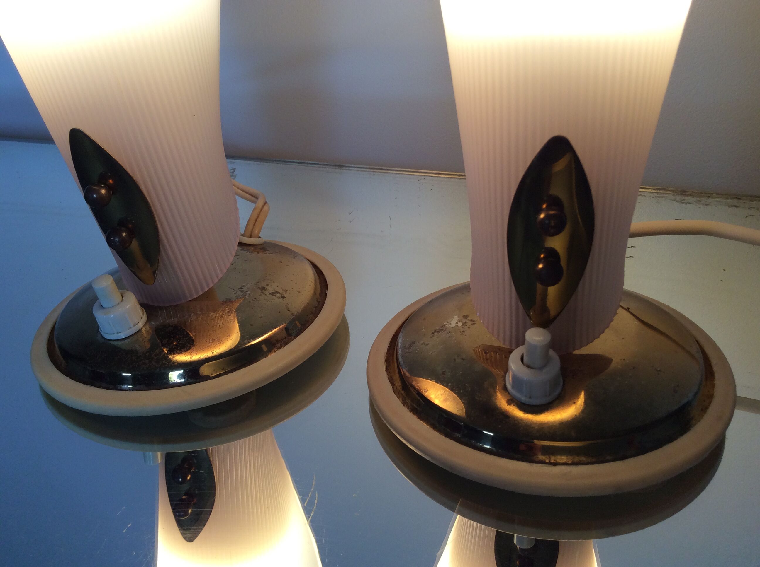 Pair of vintage lamps