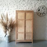 Parisian wardrobe double vintage wooden