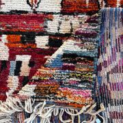 Multicoloured Moroccan Berber rug for the living room.