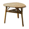 Table basse triangulaire en rotin