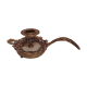 Antique bronze candle holder