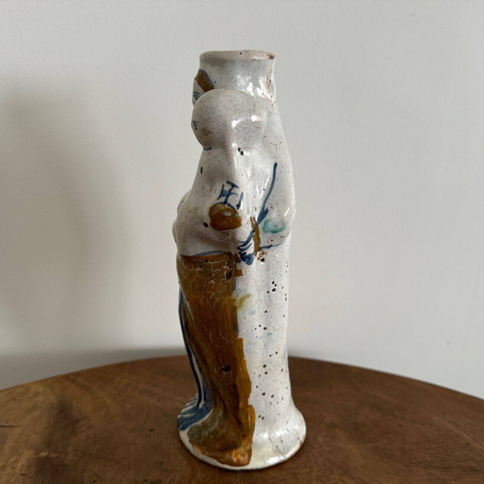 18th century earthenware Virgin giving birth