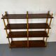 Mid-century modernist teak stick wall cabinet attributed to Willem Lutjens for Gouda Den Boer, 1950s