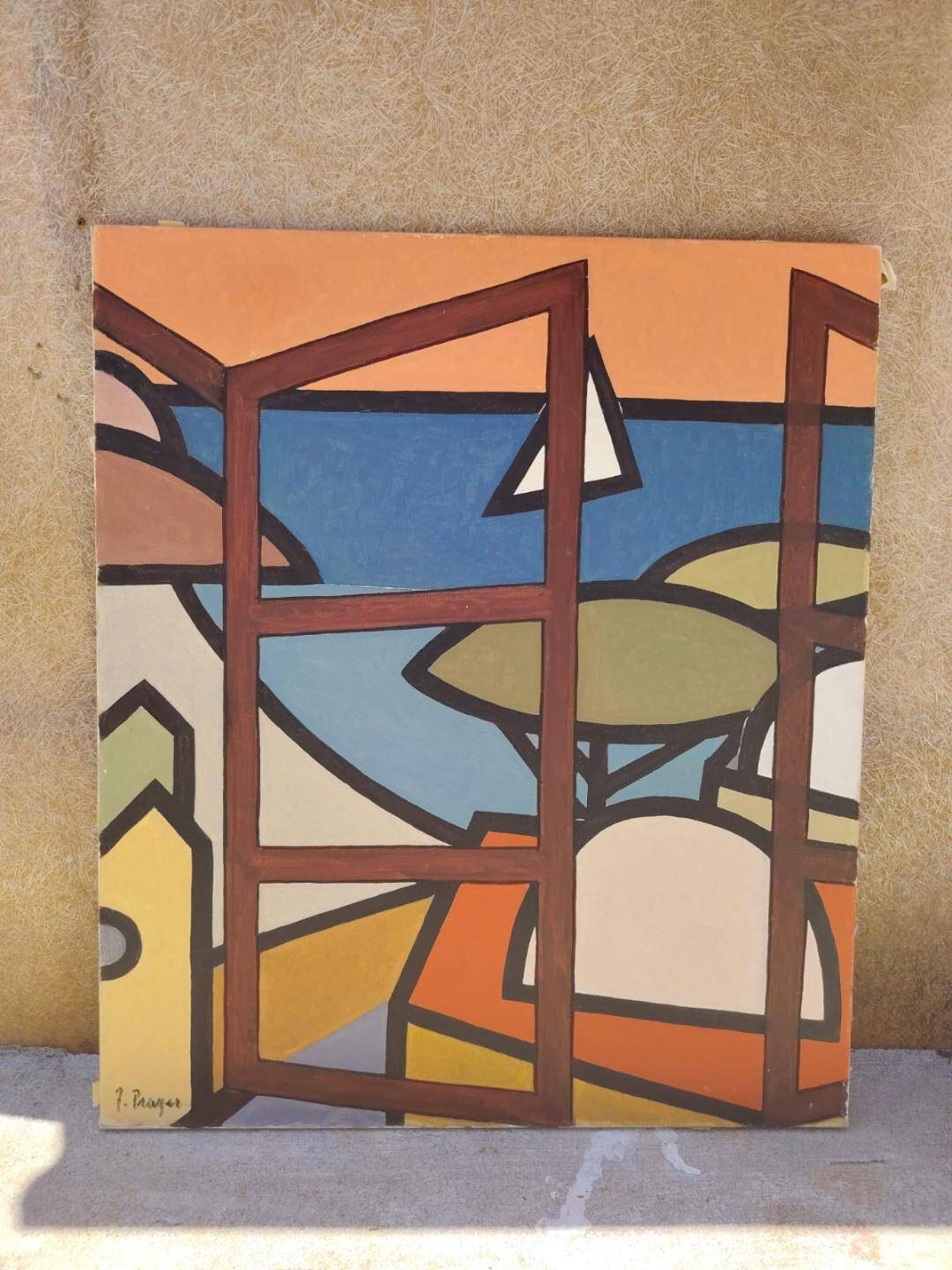 Oil painting on canvas, seascape, FRANCO PRAYER