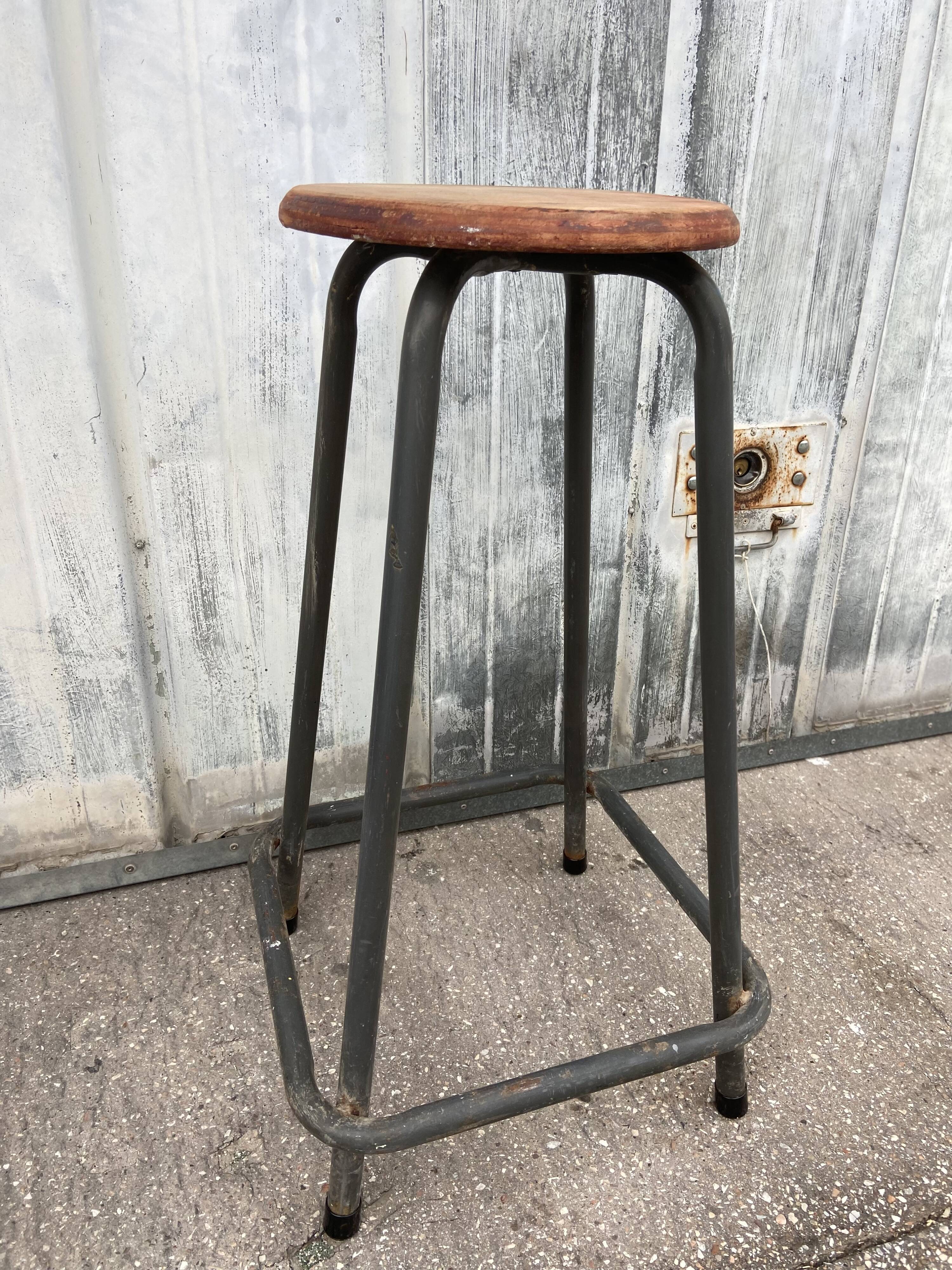 Vintage high stool