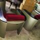 Set f 2 vintage club chairs and table