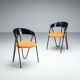 Pair of Memphis style chairs