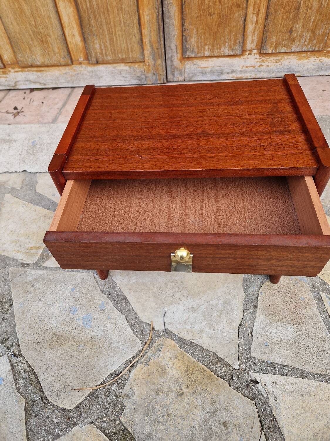 Vintage Scandinavian bedside table