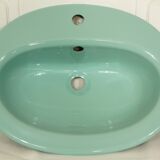 Vintage mint green sink