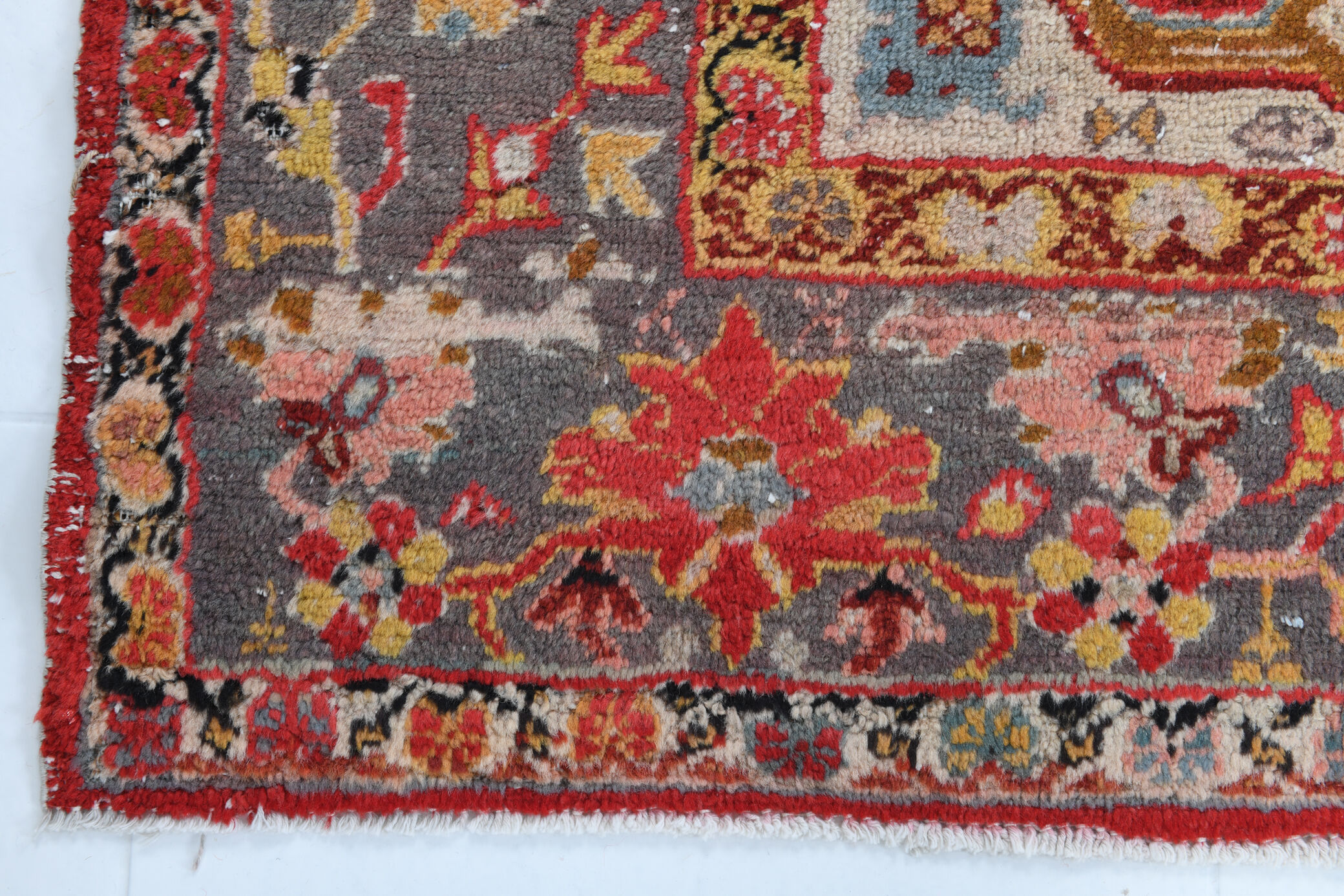 Tapis anatolien fait à la main, 122x214Cm