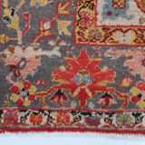 Anatolian handmade vintage rug,122x214cm