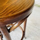 Bentwood bar stool, Thonet style