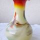 Vase en verre multicolore