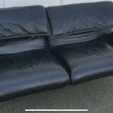 2 seater leather sofa, Cassina sofa