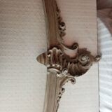 Old wood decoration, pediment, shell