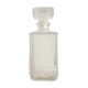 Bouteille de whisky en verre ciselé