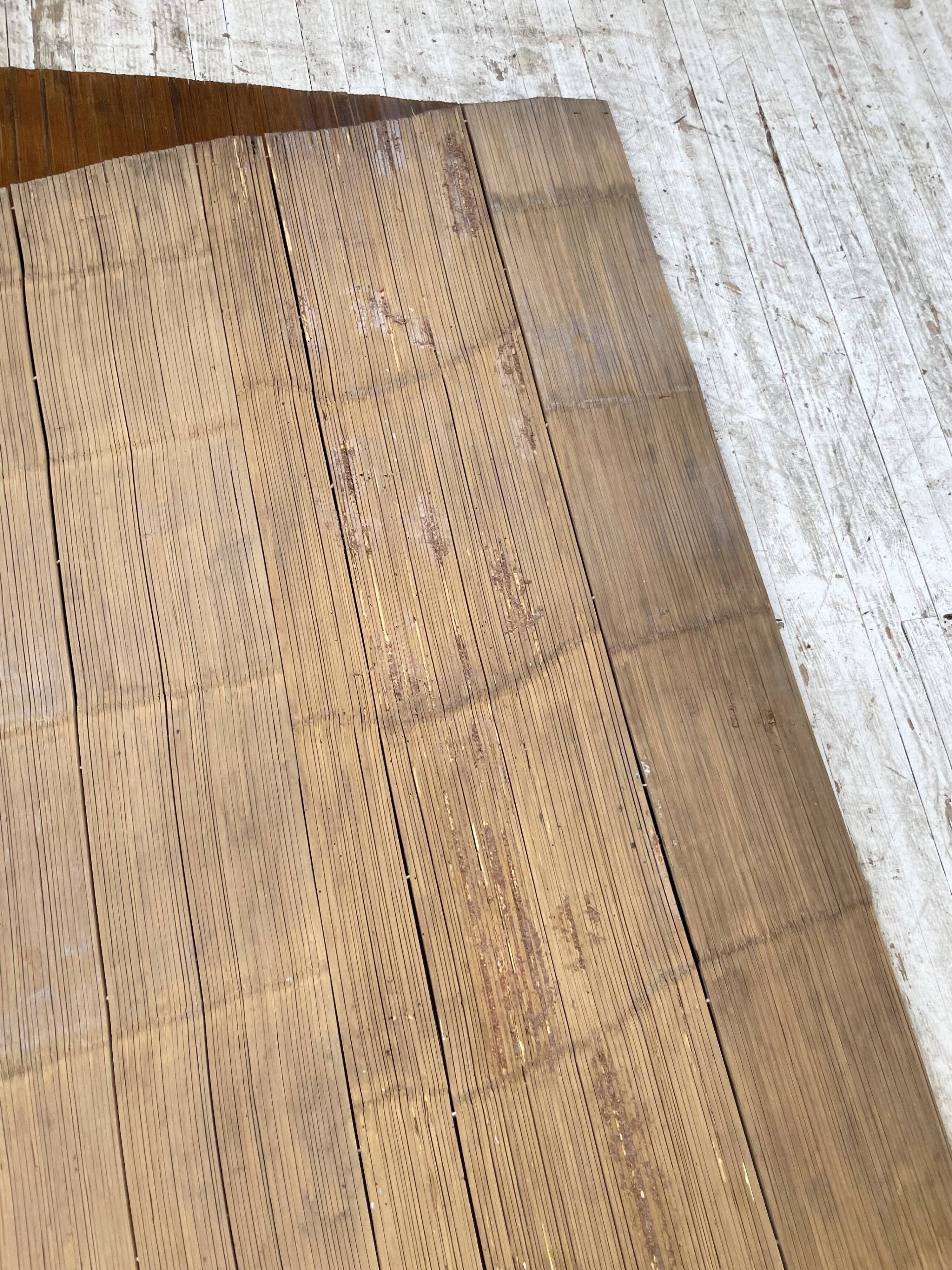 Tapis en bois tribu Akha Birmanie