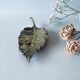 Golden leaf ashtray