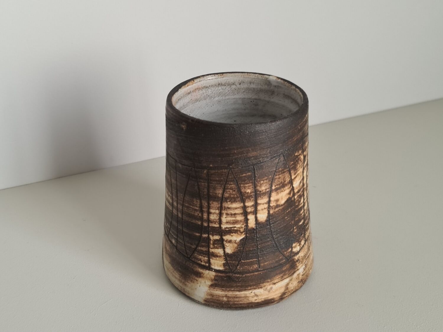 Ceramic Vase by Jacques Pouchain for Atelier Dieulefit, 1960s / Mid-Century / collection/ French ceramics