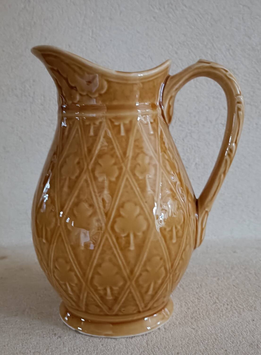 Vintage Sarreguemines pitcher
