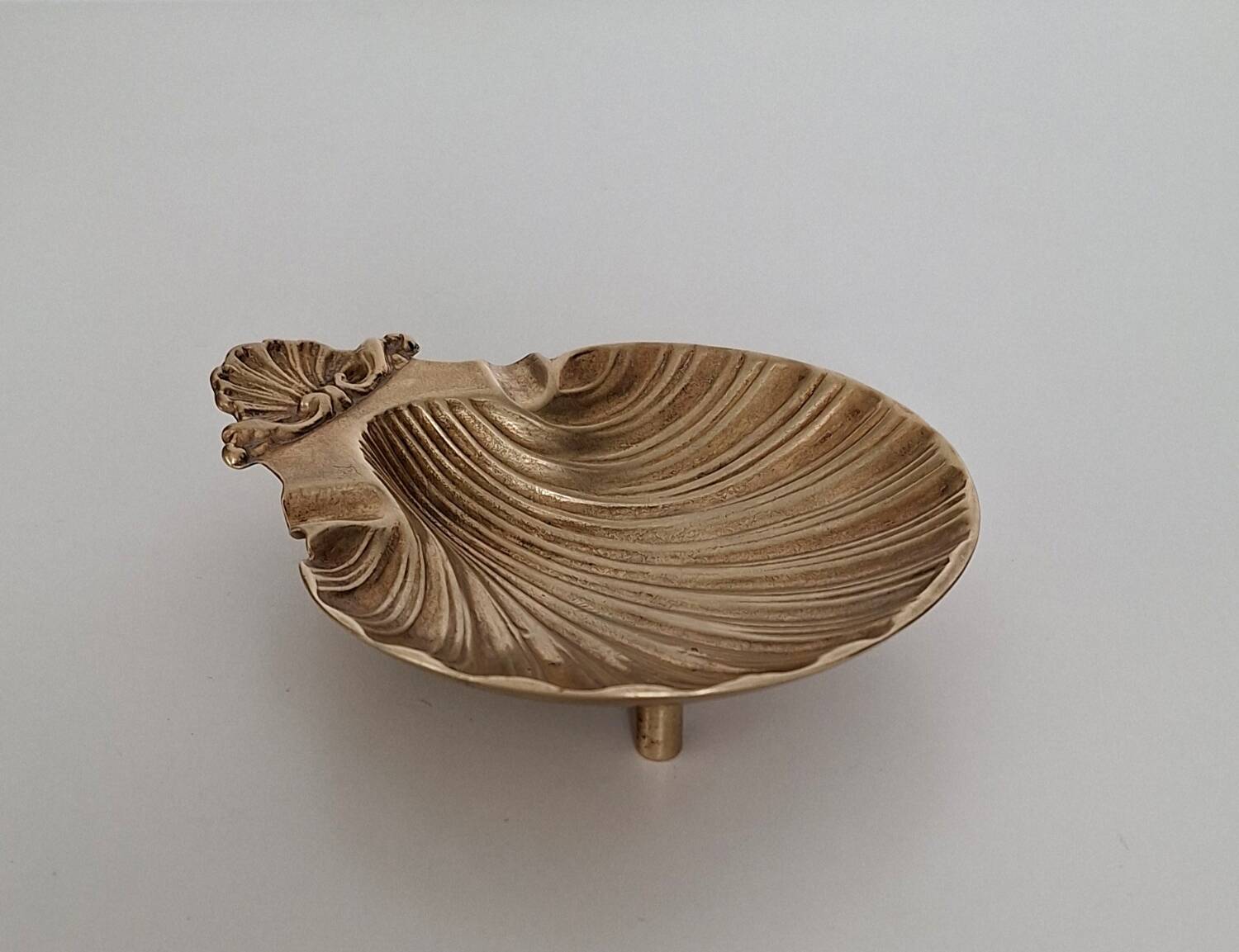 Scallop-shaped ashtray