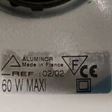 Vintage articulated black architect lamp Luminor ~ 70s ~ France