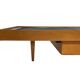 Vintage daybed 1960s minimalist design with drawer in wood