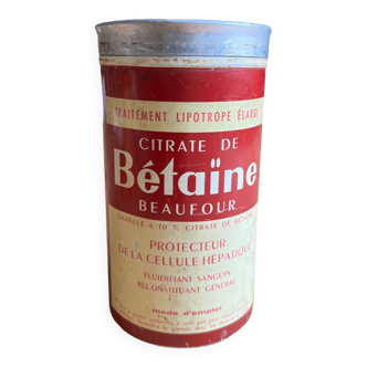 Boîte ancienne médicament