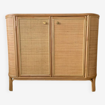 Rattan sideboard