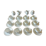 Service a café 12 pers Mitterteich Bavaria en porcelaine signée