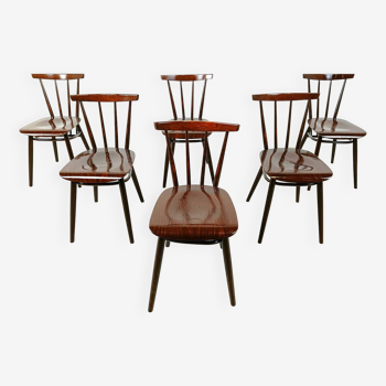 Chaises de salle à manger scandinaves du milieu du siècle, 1960