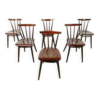 Chaises de salle à manger scandinaves du milieu du siècle, 1960