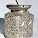 1950s glass ceiling light