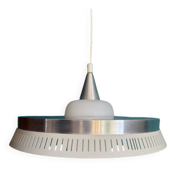Suspension scandinave alu & opaline - LYFA  design par Bent Karlby