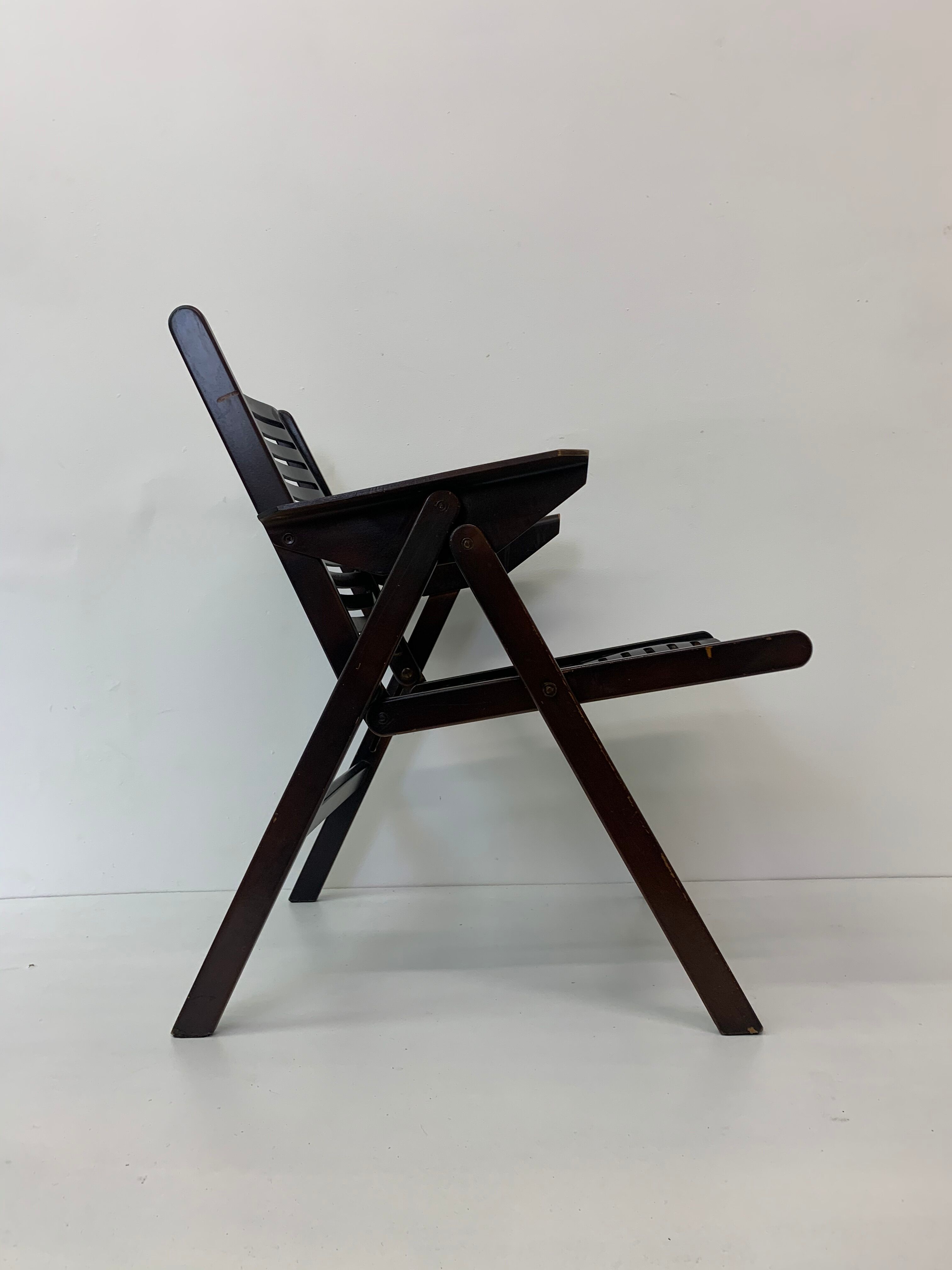 Fauteuil pliant Niko Kralj Rex, milieu du siècle, années 1950